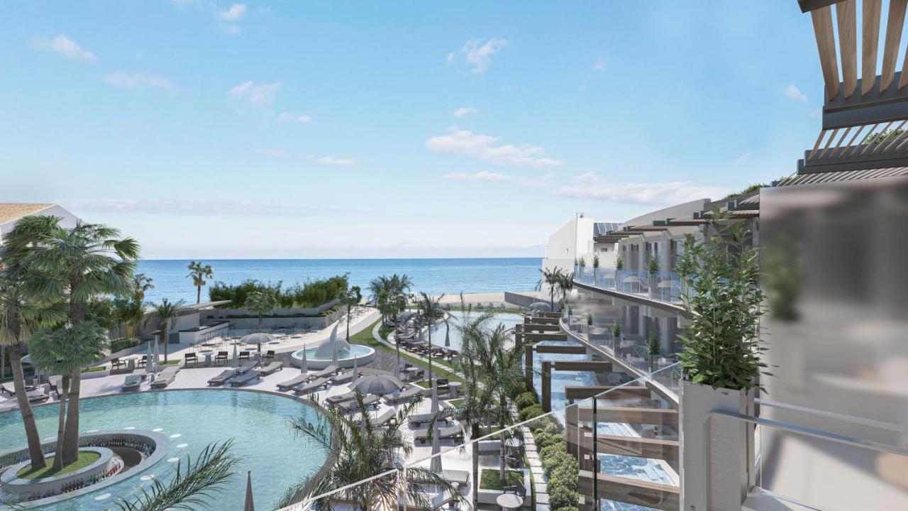 Nautilux Rethymno By Mage Hotels エクステリア 写真 The resort's pool area