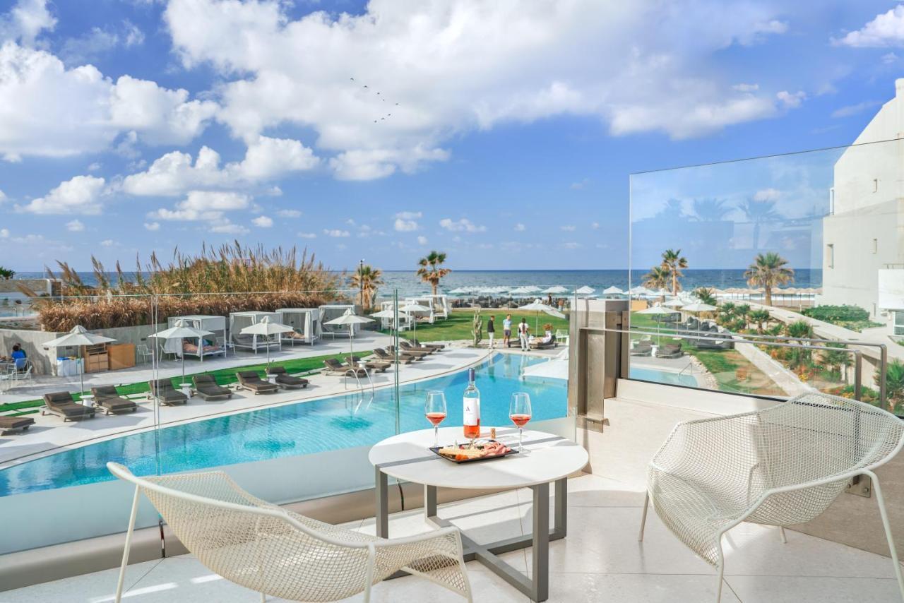 Nautilux Rethymno By Mage Hotels エクステリア 写真 The resort's pool